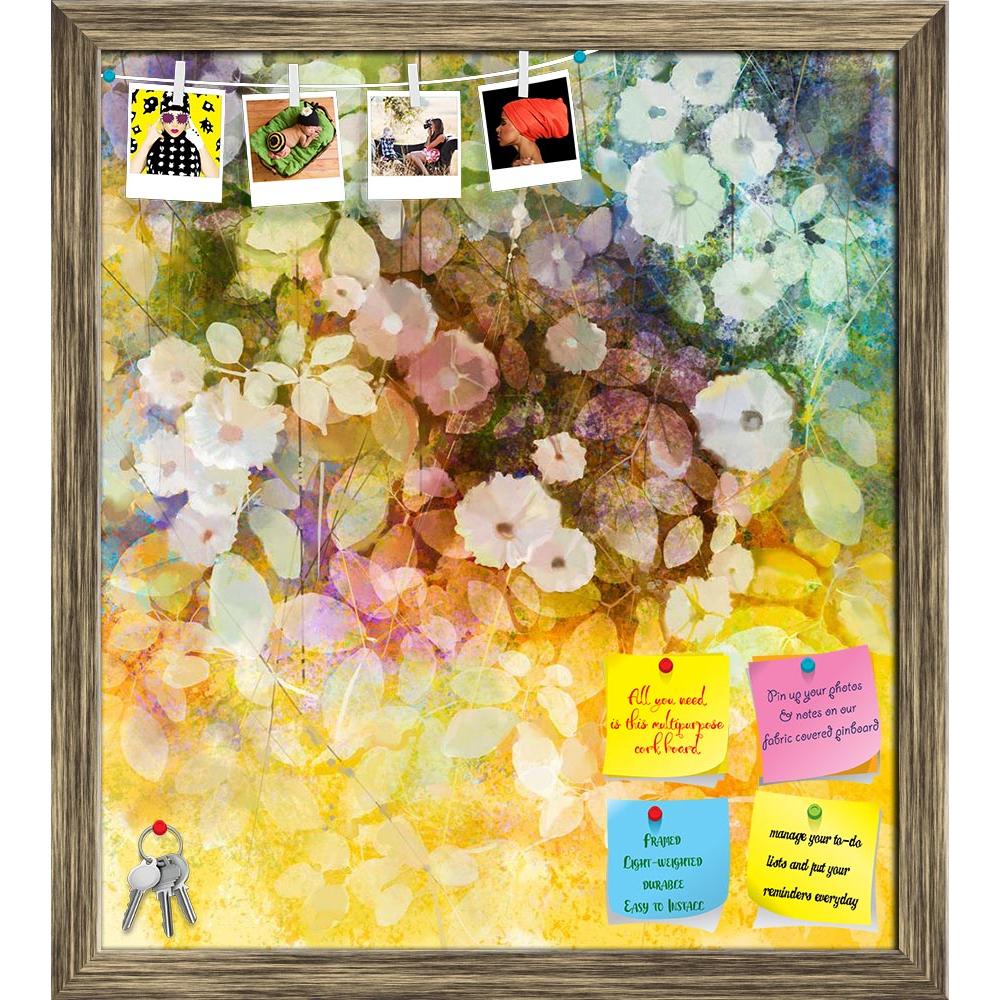 ArtzFolio White Flowers & Soft Color Leaves Printed Bulletin Board Notice Pin Board Soft Board | Framed-Bulletin Boards Framed-AZSAO43543687BLB_FR_L-Image Code 5005119 Vishnu Image Folio Pvt Ltd, IC 5005119, ArtzFolio, Bulletin Boards Framed, Floral, Fine Art Reprint, white, flowers, soft, color, leaves, printed, bulletin, board, notice, pin, framed, background, decoration, petal, light, pastel, element, drawing, season, illustration, artwork, texture, design, colorful, blur, paper, transparency, art, artis