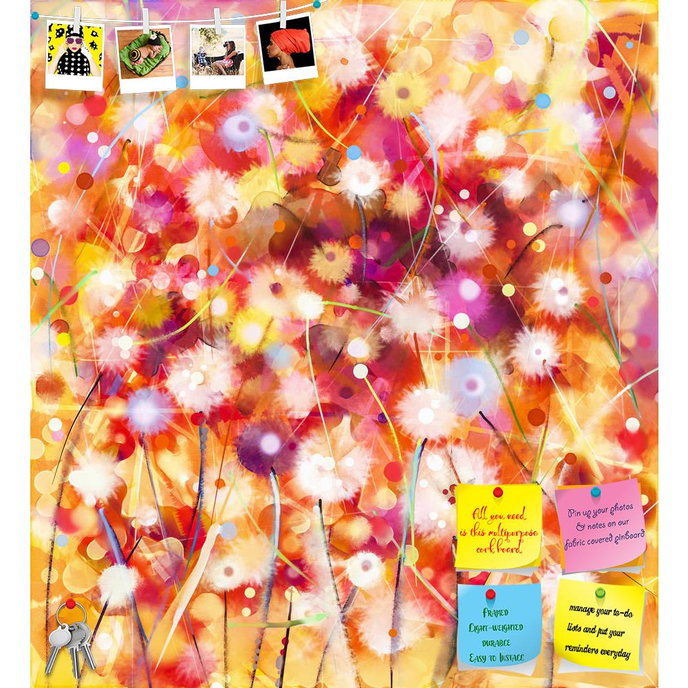 ArtzFolio Spring Flowers D4 Printed Bulletin Board Notice Pin Board Soft Board | Frameless-Bulletin Boards Frameless-AZSAO43543696BLB_FL_L-Image Code 5005122 Vishnu Image Folio Pvt Ltd, IC 5005122, ArtzFolio, Bulletin Boards Frameless, Floral, Fine Art Reprint, spring, flowers, d4, printed, bulletin, board, notice, pin, soft, frameless, painting, watercolor, flower, paintings, background, paint, abstract, pollen, dandelion, purple, yellow, color, colorful, field, plant, wallpaper, decoration, blooming, mead