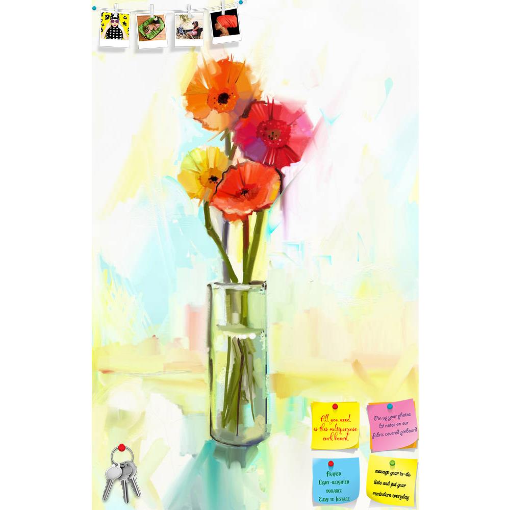 ArtzFolio Still Life Bouquet Of Yellow & Red Gerbera Flowers Printed Bulletin Board Notice Pin Board Soft Board | Frameless-Bulletin Boards Frameless-AZSAO43543761BLB_FL_L-Image Code 5005125 Vishnu Image Folio Pvt Ltd, IC 5005125, ArtzFolio, Bulletin Boards Frameless, Floral, Still Life, Fine Art Reprint, still, life, bouquet, of, yellow, red, gerbera, flowers, printed, bulletin, board, notice, pin, soft, frameless, abstract, acrylic, art, artistic, artwork, background, bloom, blossom, bright, brush, canvas