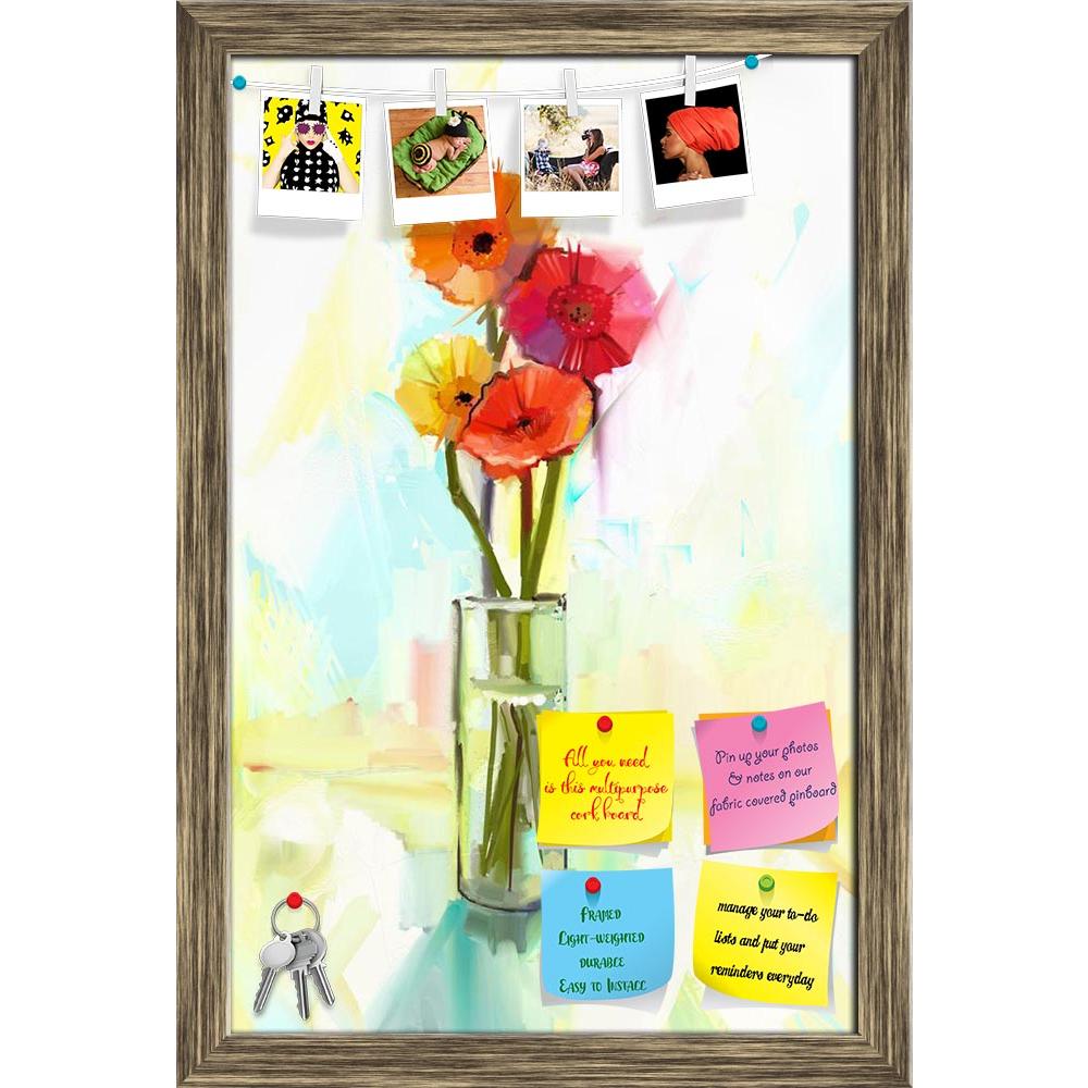 ArtzFolio Still Life Bouquet Of Yellow & Red Gerbera Flowers Printed Bulletin Board Notice Pin Board Soft Board | Framed-Bulletin Boards Framed-AZSAO43543761BLB_FR_L-Image Code 5005125 Vishnu Image Folio Pvt Ltd, IC 5005125, ArtzFolio, Bulletin Boards Framed, Floral, Still Life, Fine Art Reprint, still, life, bouquet, of, yellow, red, gerbera, flowers, printed, bulletin, board, notice, pin, soft, framed, abstract, acrylic, art, artistic, artwork, background, bloom, blossom, bright, brush, canvas, card, clos