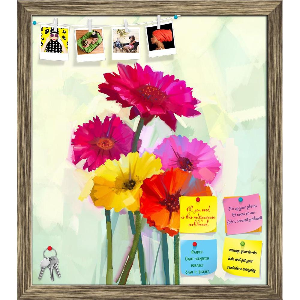ArtzFolio Still Life Of Yellow & Red Gerbera Flowers D5 Printed Bulletin Board Notice Pin Board Soft Board | Framed-Bulletin Boards Framed-AZSAO43544102BLB_FR_L-Image Code 5005129 Vishnu Image Folio Pvt Ltd, IC 5005129, ArtzFolio, Bulletin Boards Framed, Floral, Fine Art Reprint, still, life, of, yellow, red, gerbera, flowers, d5, printed, bulletin, board, notice, pin, soft, framed, painting, closeup, wallpaper, greeting, decoration, fragrances, acrylic, foliage, oil, paintings, natural, vibrant, green, spr