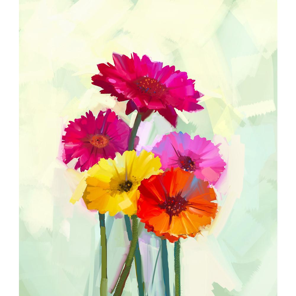 Still Life Of Yellow & Red Gerbera Flowers Canvas Painting Synthetic Frame-Paintings MDF Framing-AFF_FR-IC 5005129 IC 5005129, Abstract Expressionism, Abstracts, Art and Paintings, Botanical, Drawing, Floral, Flowers, Illustrations, Modern Art, Nature, Paintings, Semi Abstract, Still Life, still, life, of, yellow, red, gerbera, canvas, painting, synthetic, frame, abstract, acrylic, art, artistic, artwork, background, bloom, blossom, bouquet, bright, brush, card, closeup, color, colourful, daisy, decoration,