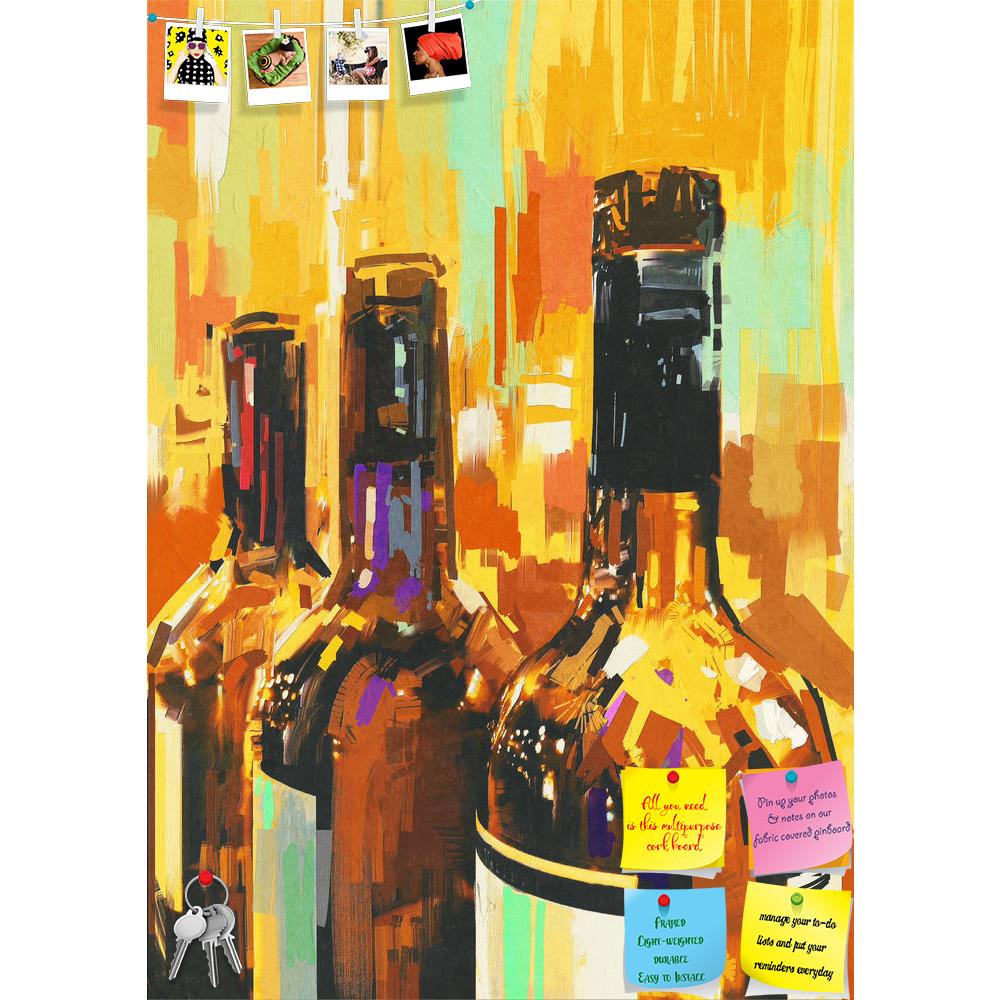 ArtzFolio Colorful Artwork With Bottle Of Wine Printed Bulletin Board Notice Pin Board Soft Board | Frameless-Bulletin Boards Frameless-AZSAO43647008BLB_FL_L-Image Code 5005142 Vishnu Image Folio Pvt Ltd, IC 5005142, ArtzFolio, Bulletin Boards Frameless, Food & Beverage, Fine Art Reprint, colorful, artwork, with, bottle, of, wine, printed, bulletin, board, notice, pin, soft, frameless, painting, abstract, acrylic, art, artistic, background, beautiful, beauty, canvas, color, concept, cover, design, oil, pape