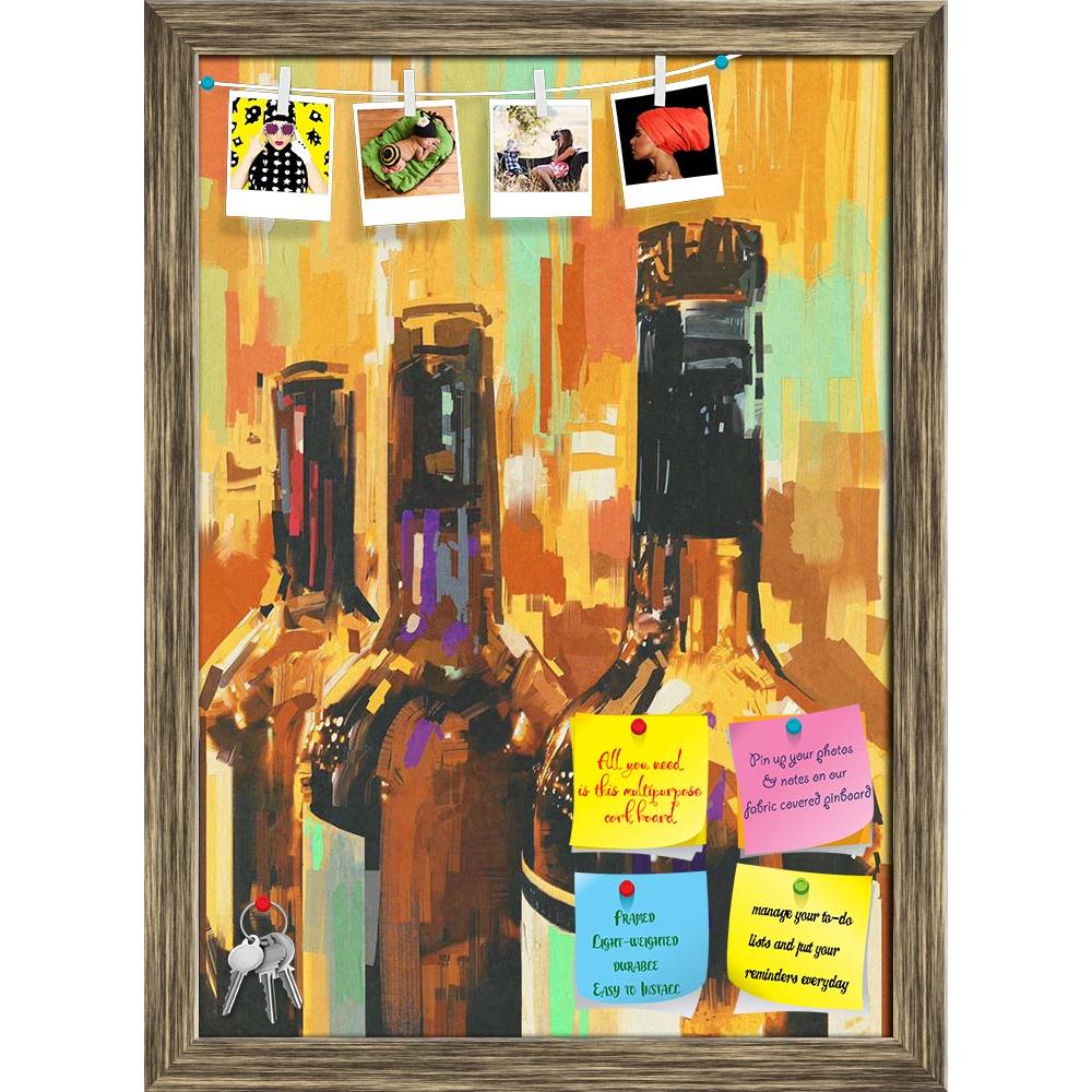 ArtzFolio Colorful Artwork With Bottle Of Wine Printed Bulletin Board Notice Pin Board Soft Board | Framed-Bulletin Boards Framed-AZSAO43647008BLB_FR_L-Image Code 5005142 Vishnu Image Folio Pvt Ltd, IC 5005142, ArtzFolio, Bulletin Boards Framed, Food & Beverage, Fine Art Reprint, colorful, artwork, with, bottle, of, wine, printed, bulletin, board, notice, pin, soft, framed, painting, abstract, acrylic, art, artistic, background, beautiful, beauty, canvas, color, concept, cover, design, oil, paper, shapes, s