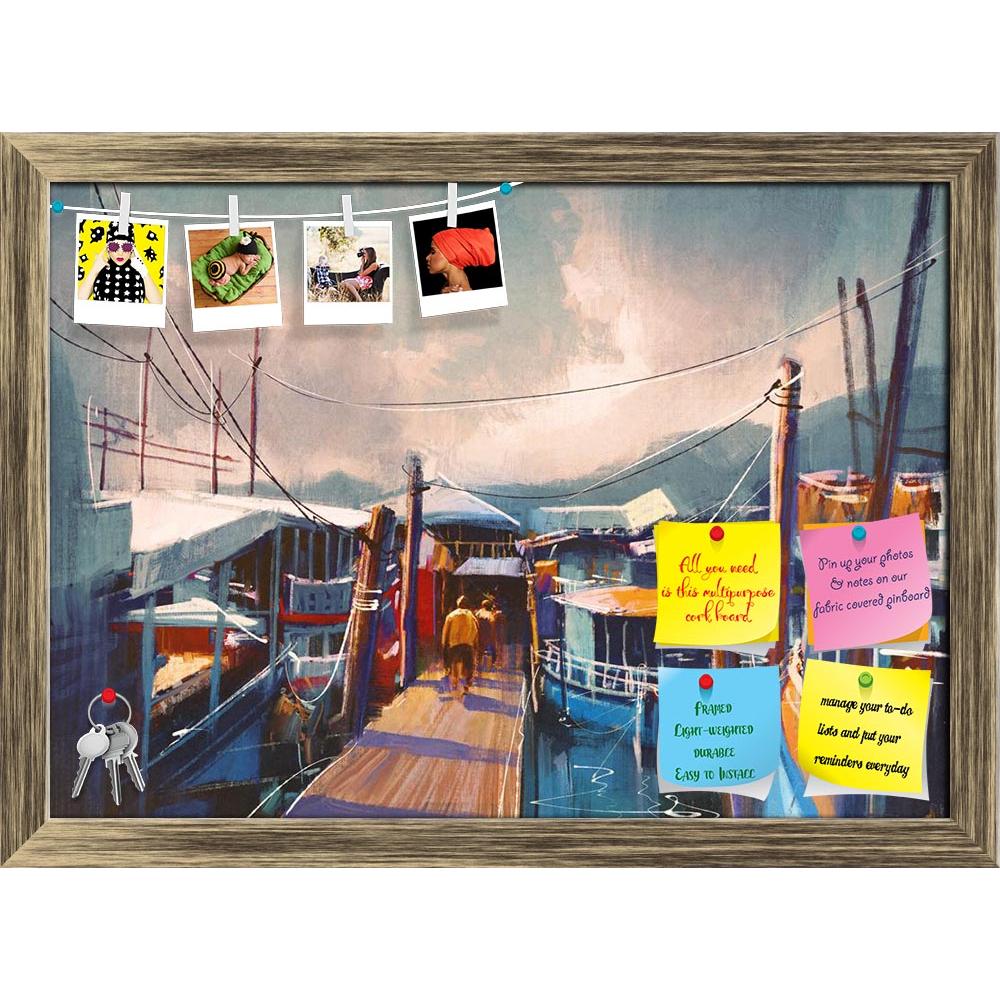 ArtzFolio Fishing Boats In Harbor Printed Bulletin Board Notice Pin Board Soft Board | Framed-Bulletin Boards Framed-AZSAO43777021BLB_FR_L-Image Code 5005158 Vishnu Image Folio Pvt Ltd, IC 5005158, ArtzFolio, Bulletin Boards Framed, Places, Fine Art Reprint, fishing, boats, in, harbor, printed, bulletin, board, notice, pin, soft, framed, colorful, painting, summer, abstract, acrylic, art, artistic, background, beautiful, canvas, color, concept, design, oil, paper, shapes, style, texture, vivid, wallpaper, w