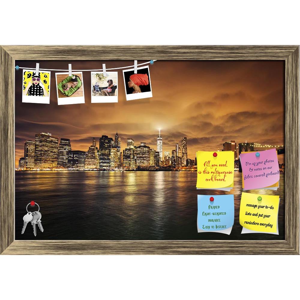 ArtzFolio Manhattan At Sunset, New York City, USA D1 Printed Bulletin Board Notice Pin Board Soft Board | Framed-Bulletin Boards Framed-AZSAO43792259BLB_FR_L-Image Code 5005161 Vishnu Image Folio Pvt Ltd, IC 5005161, ArtzFolio, Bulletin Boards Framed, Places, Photography, manhattan, at, sunset, new, york, city, usa, d1, printed, bulletin, board, notice, pin, soft, framed, view, from, brooklyn, night, building, nyc, cloud, lights, urban, blue, america, ny, evening, downtown, scenic, tourism, metropolitan, da