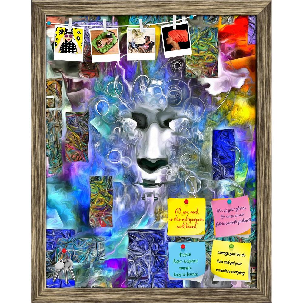 ArtzFolio Human Face Abstract Art Printed Bulletin Board Notice Pin Board Soft Board | Framed-Bulletin Boards Framed-AZSAO43838748BLB_FR_L-Image Code 5005165 Vishnu Image Folio Pvt Ltd, IC 5005165, ArtzFolio, Bulletin Boards Framed, Abstract, Surrealism, Digital Art, human, face, art, printed, bulletin, board, notice, pin, soft, framed, myth, mythical, expressionist, expression, layered, depth, geometric, concept, design, mask, mystery, dream, dreamlike, subconscious, unconscious, fantasy, beautiful, angula