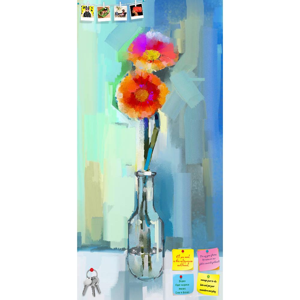 ArtzFolio Still Life Of Gerbera Flowers Printed Bulletin Board Notice Pin Board Soft Board | Frameless-Bulletin Boards Frameless-AZSAO44016541BLB_FL_L-Image Code 5005171 Vishnu Image Folio Pvt Ltd, IC 5005171, ArtzFolio, Bulletin Boards Frameless, Floral, Still Life, Fine Art Reprint, still, life, of, gerbera, flowers, printed, bulletin, board, notice, pin, soft, frameless, oil, painting, glass, vase, pin up board, push pin board, extra large cork board, big pin board, notice board, small bulletin board, co