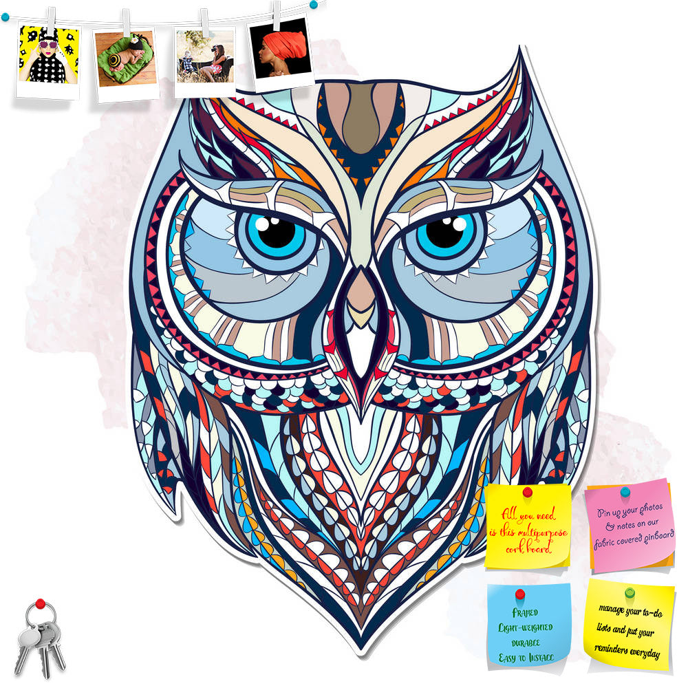 ArtzFolio Patterned Owl Printed Bulletin Board Notice Pin Board Soft Board | Frameless-Bulletin Boards Frameless-AZSAO44178958BLB_FL_L-Image Code 5005182 Vishnu Image Folio Pvt Ltd, IC 5005182, ArtzFolio, Bulletin Boards Frameless, Birds, Kids, Digital Art, patterned, owl, printed, bulletin, board, notice, pin, soft, frameless, grunge, background, african, indian, totem, tattoo, design, may, be, used, t-shirt, bag, postcard, poster, so, illustration, detailed, isolated, ornamental, decoration, decorative, b