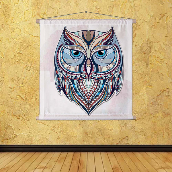 ArtzFolio Patterned Owl Fabric Painting Tapestry Scroll Art Hanging-Scroll Art-AZART44178958TAP_L-Image Code 5005182 Vishnu Image Folio Pvt Ltd, IC 5005182, ArtzFolio, Scroll Art, Birds, Kids, Digital Art, patterned, owl, canvas, fabric, painting, tapestry, scroll, art, hanging, grunge, background, african, indian, totem, tattoo, design, may, be, used, t-shirt, bag, postcard, poster, so, illustration, detailed, isolated, ornamental, decoration, decorative, bird, texture, tribal, colorful, ornament, wise, ve