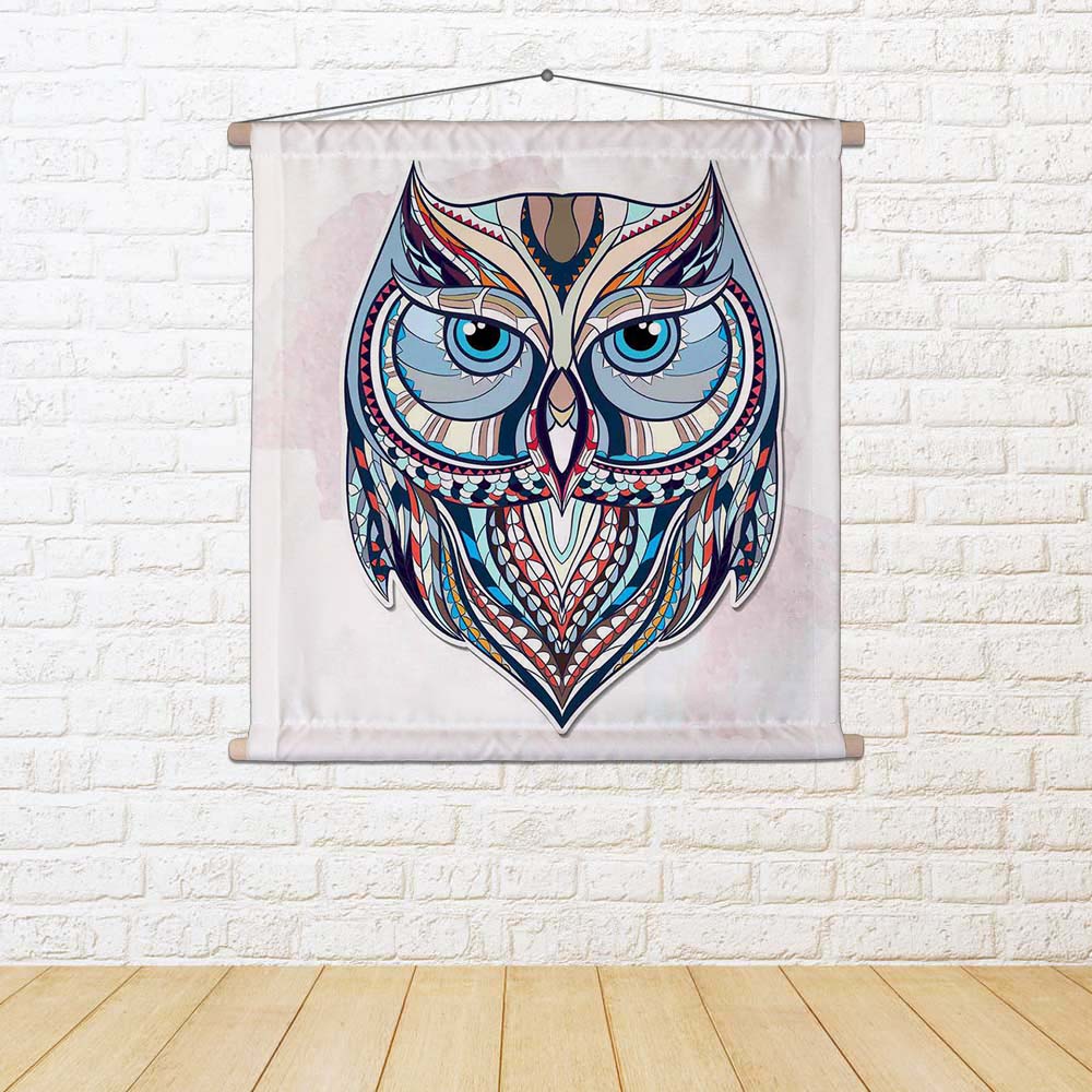 ArtzFolio Patterned Owl Fabric Painting Tapestry Scroll Art Hanging-Scroll Art-AZART44178958TAP_L-Image Code 5005182 Vishnu Image Folio Pvt Ltd, IC 5005182, ArtzFolio, Scroll Art, Birds, Kids, Digital Art, patterned, owl, fabric, painting, tapestry, scroll, art, hanging, grunge, background, african, indian, totem, tattoo, design, may, be, used, t-shirt, bag, postcard, poster, so, illustration, detailed, isolated, ornamental, decoration, decorative, bird, texture, tribal, colorful, ornament, wise, vector, sy