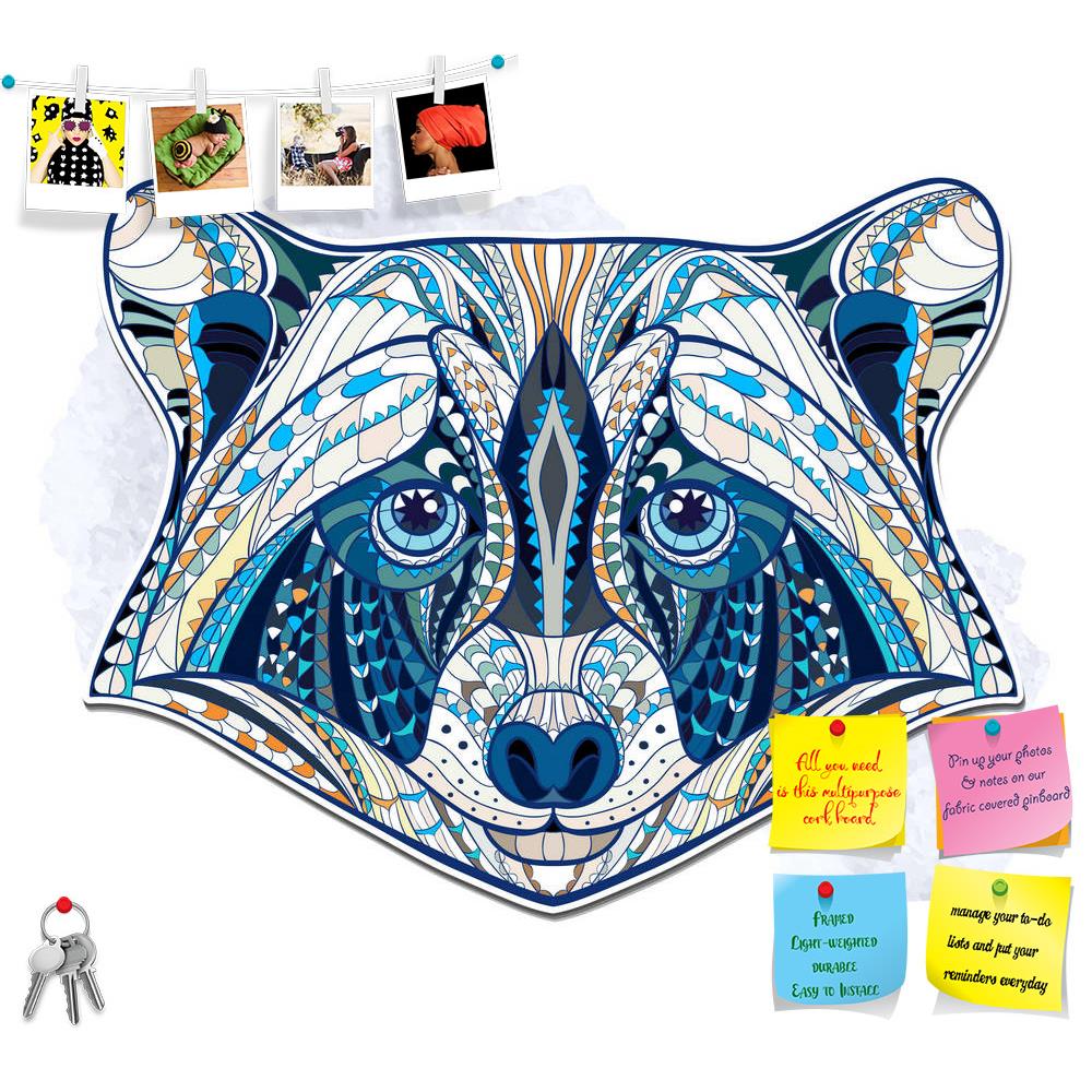 ArtzFolio Head of Raccoon Printed Bulletin Board Notice Pin Board Soft Board | Frameless-Bulletin Boards Frameless-AZSAO44179252BLB_FL_L-Image Code 5005185 Vishnu Image Folio Pvt Ltd, IC 5005185, ArtzFolio, Bulletin Boards Frameless, Animals, Kids, Digital Art, head, of, raccoon, printed, bulletin, board, notice, pin, soft, frameless, ethnic, patterned, grange, background/, african, indian, totem, tattoo, design, isolated, decoration, tribal, ornament, mammals, vector, symbol, graphic, drawing, abstract, il