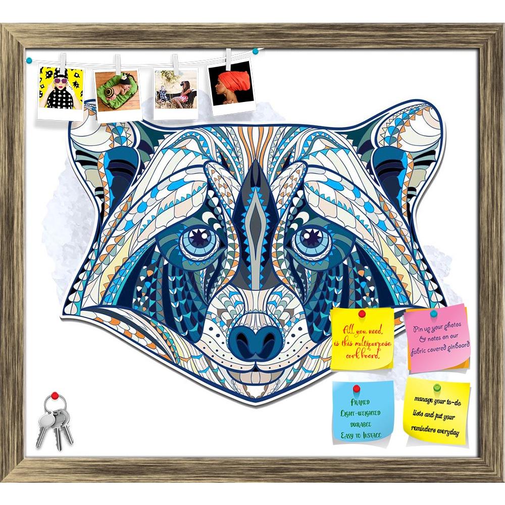 ArtzFolio Head of Raccoon Printed Bulletin Board Notice Pin Board Soft Board | Framed-Bulletin Boards Framed-AZSAO44179252BLB_FR_L-Image Code 5005185 Vishnu Image Folio Pvt Ltd, IC 5005185, ArtzFolio, Bulletin Boards Framed, Animals, Kids, Digital Art, head, of, raccoon, printed, bulletin, board, notice, pin, soft, framed, ethnic, patterned, grange, background/, african, indian, totem, tattoo, design, isolated, decoration, tribal, ornament, mammals, vector, symbol, graphic, drawing, abstract, illustration, 