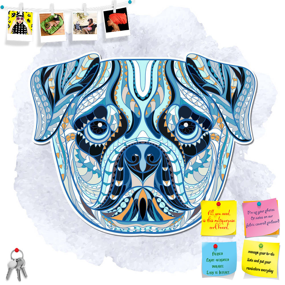 ArtzFolio Head of Pug Dog Printed Bulletin Board Notice Pin Board Soft Board | Frameless-Bulletin Boards Frameless-AZSAO44179256BLB_FL_L-Image Code 5005186 Vishnu Image Folio Pvt Ltd, IC 5005186, ArtzFolio, Bulletin Boards Frameless, Animals, Kids, Digital Art, head, of, pug, dog, printed, bulletin, board, notice, pin, soft, frameless, ethnic, patterned, pug-dog, watercolor, background/, african, indian, totem, tattoo, design, isolated, decoration, tribal, ornament, vector, symbol, graphic, drawing, abstrac