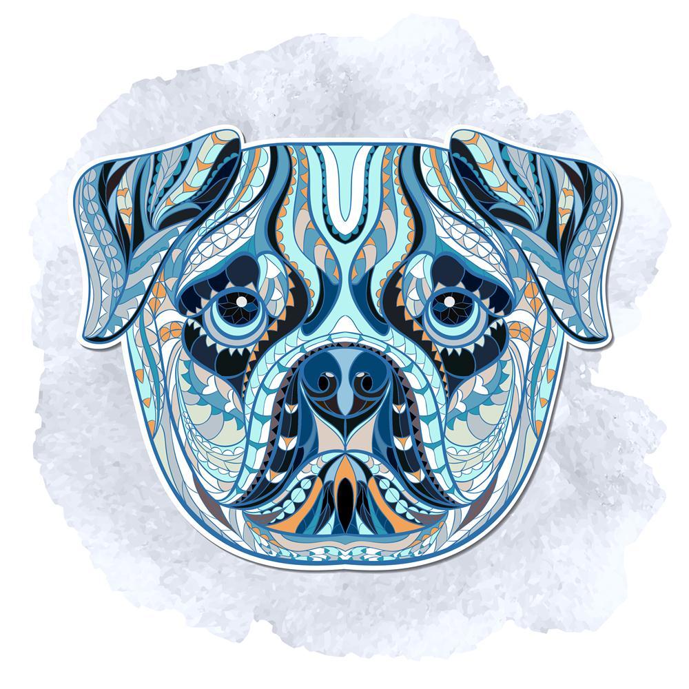 Head of Pug Dog Canvas Painting Synthetic Frame-Paintings MDF Framing-AFF_FR-IC 5005186 IC 5005186, Abstract Expressionism, Abstracts, African, Animals, Art and Paintings, Aztec, Culture, Decorative, Digital, Digital Art, Drawing, Ethnic, Graphic, Illustrations, Indian, Nature, Scenic, Semi Abstract, Signs, Signs and Symbols, Symbols, Traditional, Tribal, Watercolour, Wildlife, World Culture, head, of, pug, dog, canvas, painting, synthetic, frame, abstract, animal, art, colorful, decoration, design, detaile