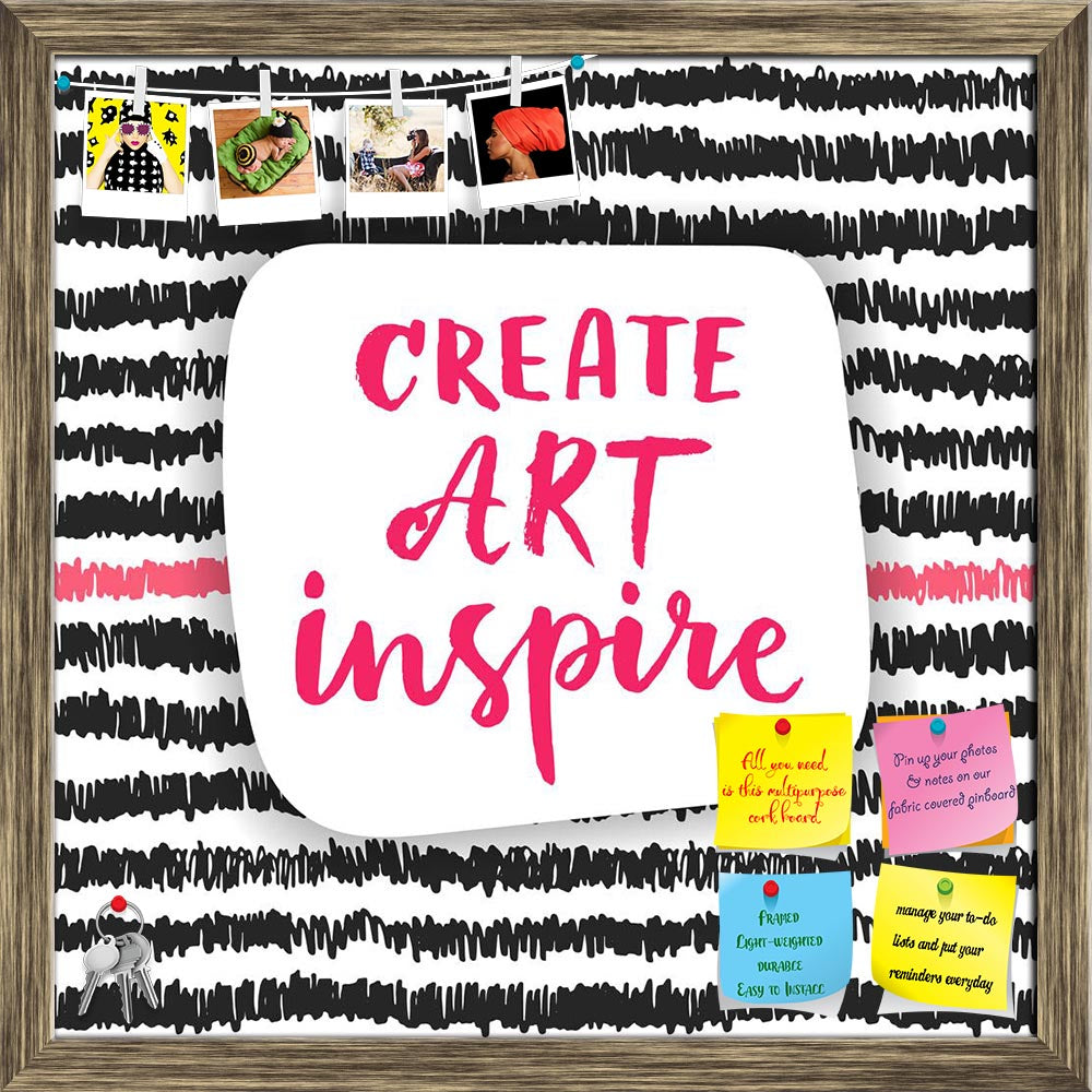 ArtzFolio Create Art Inspire Printed Bulletin Board Notice Pin Board Soft Board | Framed-Bulletin Boards Framed-AZSAO44220901BLB_FR_L-Image Code 5005192 Vishnu Image Folio Pvt Ltd, IC 5005192, ArtzFolio, Bulletin Boards Framed, Kids, Motivational, Quotes, Digital Art, create, art, inspire, printed, bulletin, board, notice, pin, soft, framed, hand, lettering, quote, creative, background, pin up board, push pin board, extra large cork board, big pin board, notice board, small bulletin board, cork board, wall 