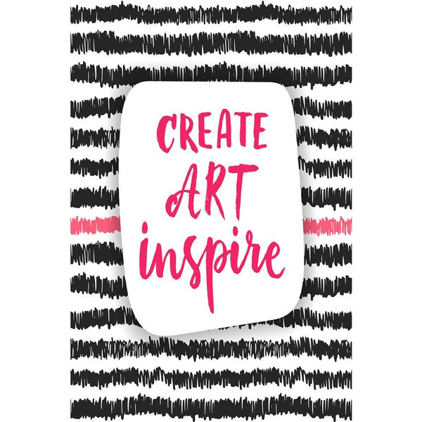 Create Art Inspire Unframed Paper Poster-Paper Posters Unframed-POS_UN-IC 5005192 IC 5005192, Abstract Expressionism, Abstracts, Art and Paintings, Black, Black and White, Calligraphy, Digital, Digital Art, Drawing, Graphic, Hipster, Illustrations, Inspirational, Motivation, Motivational, Patterns, Quotes, Retro, Semi Abstract, Signs, Signs and Symbols, Stripes, Text, Typography, White, create, art, inspire, unframed, paper, wall, poster, abstract, advertising, background, banner, card, concept, creative, d