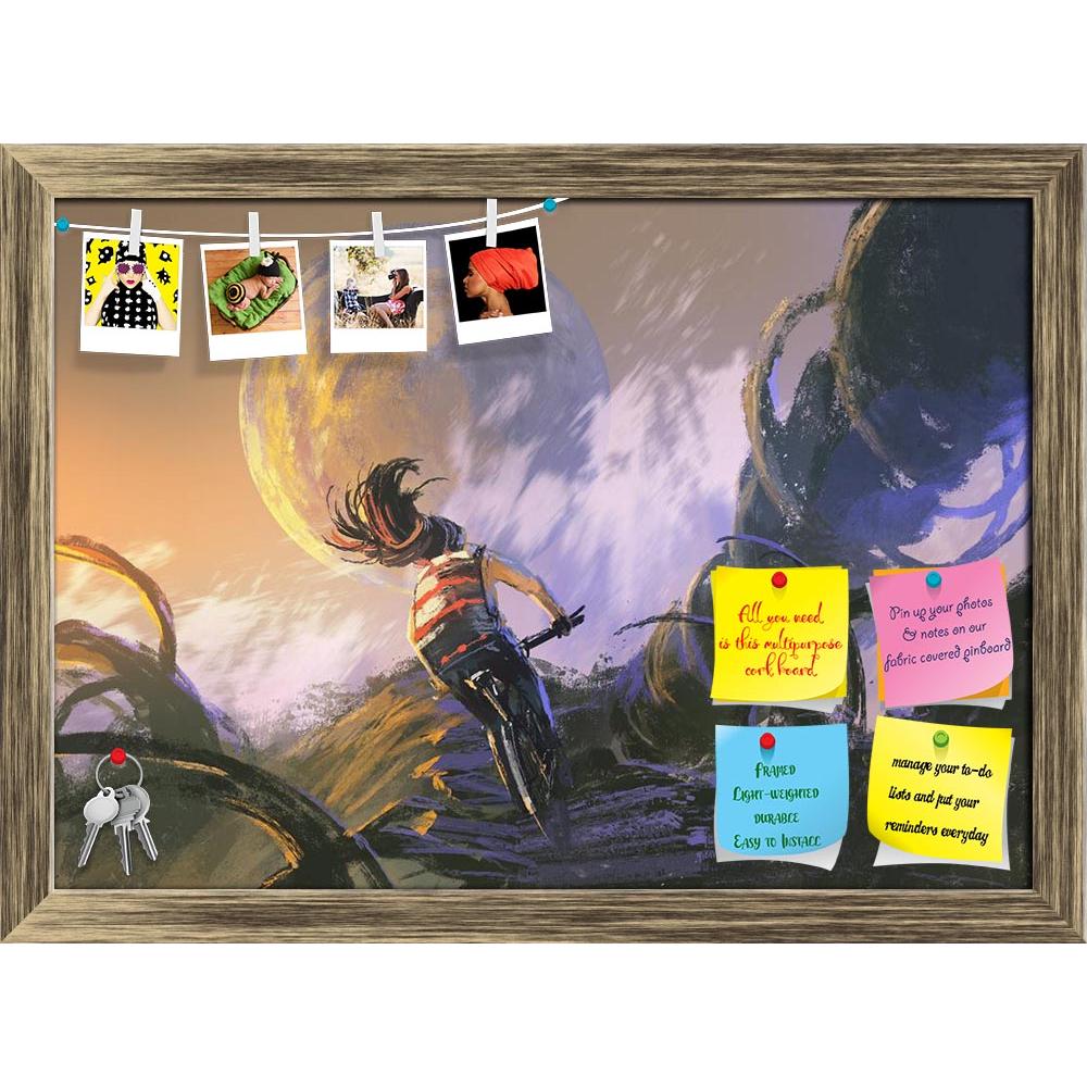 ArtzFolio Cyclist Riding A Bike Climbing On Rocky Mountain Printed Bulletin Board Notice Pin Board Soft Board | Framed-Bulletin Boards Framed-AZSAO44245759BLB_FR_L-Image Code 5005203 Vishnu Image Folio Pvt Ltd, IC 5005203, ArtzFolio, Bulletin Boards Framed, Abstract, Fantasy, Fine Art Reprint, cyclist, riding, a, bike, climbing, on, rocky, mountain, printed, bulletin, board, notice, pin, soft, framed, painting, peak, acrylic, art, artistic, background, beautiful, canvas, color, concept, cover, design, oil, 