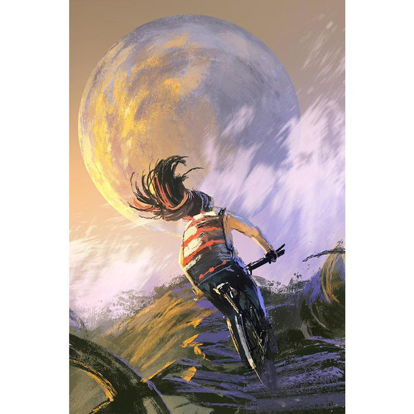 Cyclist Riding A Bike Climbing On Rocky Mountain Unframed Paper Poster-Paper Posters Unframed-POS_UN-IC 5005203 IC 5005203, Abstract Expressionism, Abstracts, Art and Paintings, Astronomy, Bikes, Cosmology, Fantasy, Illustrations, Mountains, Nature, Paintings, Scenic, Semi Abstract, Signs, Signs and Symbols, Space, Sports, Watercolour, cyclist, riding, a, bike, climbing, on, rocky, mountain, unframed, paper, wall, poster, abstract, acrylic, action, activity, adventure, art, artistic, artwork, athlete, backg