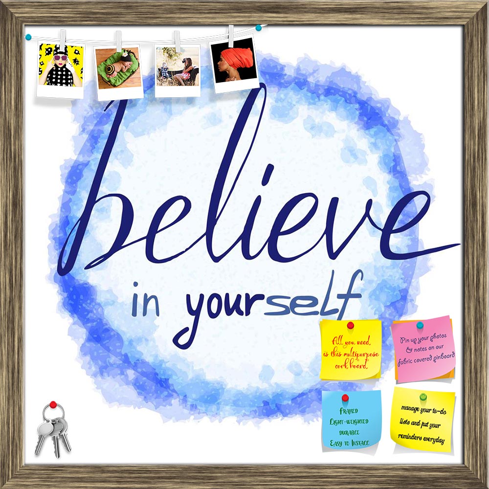 ArtzFolio Believe In Yourself Printed Bulletin Board Notice Pin Board Soft Board | Framed-Bulletin Boards Framed-AZSAO44315294BLB_FR_L-Image Code 5005209 Vishnu Image Folio Pvt Ltd, IC 5005209, ArtzFolio, Bulletin Boards Framed, Kids, Motivational, Quotes, Digital Art, believe, in, yourself, printed, bulletin, board, notice, pin, soft, framed, belive, hand, drawn, lettering, quote, watercolor, imitation, background, pin up board, push pin board, extra large cork board, big pin board, notice board, small bul