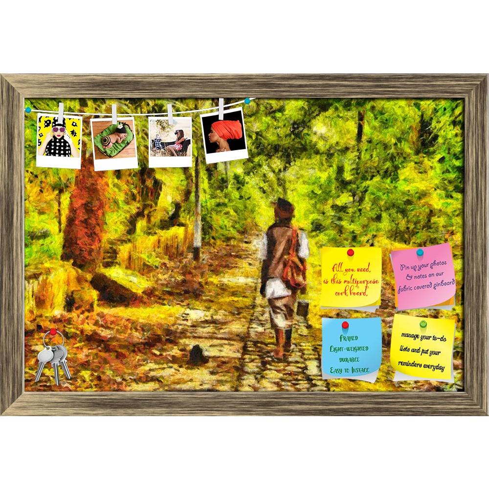 ArtzFolio Indian Sadhu Walking Among Jungle Printed Bulletin Board Notice Pin Board Soft Board | Framed-Bulletin Boards Framed-AZSAO44352003BLB_FR_L-Image Code 5005211 Vishnu Image Folio Pvt Ltd, IC 5005211, ArtzFolio, Bulletin Boards Framed, Landscapes, Fine Art Reprint, indian, sadhu, walking, among, jungle, printed, bulletin, board, notice, pin, soft, framed, abandoned, ruines, oil, painting, forest, tropical, trail, trekking, monk, road, background, travel, landscape, park, sun, rain, beautiful, nature,
