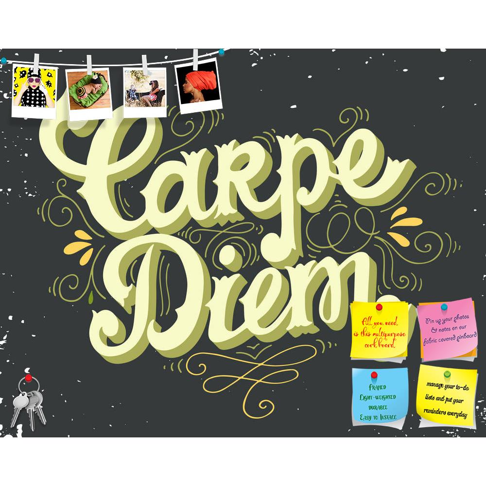 ArtzFolio Carpe Diem D2 Printed Bulletin Board Notice Pin Board Soft Board | Frameless-Bulletin Boards Frameless-AZSAO44494856BLB_FL_L-Image Code 5005226 Vishnu Image Folio Pvt Ltd, IC 5005226, ArtzFolio, Bulletin Boards Frameless, Quotes, Digital Art, carpe, diem, d2, printed, bulletin, board, notice, pin, soft, frameless, lat, seize, day, quote, hand, drawn, vintage, print, lettering, this, illustration, t-shirts, bags, poster, pin up board, push pin board, extra large cork board, big pin board, notice bo