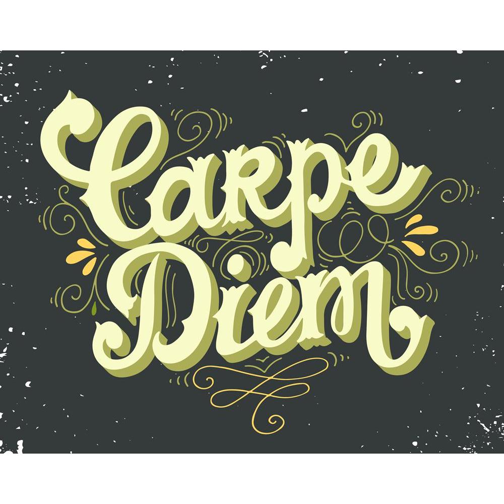Carpe Diem Canvas Painting Synthetic Frame-Paintings MDF Framing-AFF_FR-IC 5005226 IC 5005226, Ancient, Calligraphy, Digital, Digital Art, Graphic, Hand Drawn, Hipster, Historical, Illustrations, Inspirational, Medieval, Motivation, Motivational, Quotes, Retro, Signs, Signs and Symbols, Sketches, Symbols, Text, Typography, Vintage, carpe, diem, canvas, painting, synthetic, frame, background, badge, banner, concept, curl, decoration, design, element, emblem, expression, font, greeting, card, grunge, hand, dr