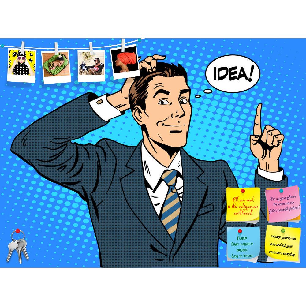 ArtzFolio Businessman Idea Pop Art Printed Bulletin Board Notice Pin Board Soft Board | Frameless-Bulletin Boards Frameless-AZSAO44649517BLB_FL_L-Image Code 5005232 Vishnu Image Folio Pvt Ltd, IC 5005232, ArtzFolio, Bulletin Boards Frameless, Pop Art, Quotes, Digital Art, businessman, idea, pop, art, printed, bulletin, board, notice, pin, soft, frameless, creative, job, good, business, people, man, worker, copywriter, screenwriter, writer, director, cartoon, comic, book, concept, dot, emotions, face, financ