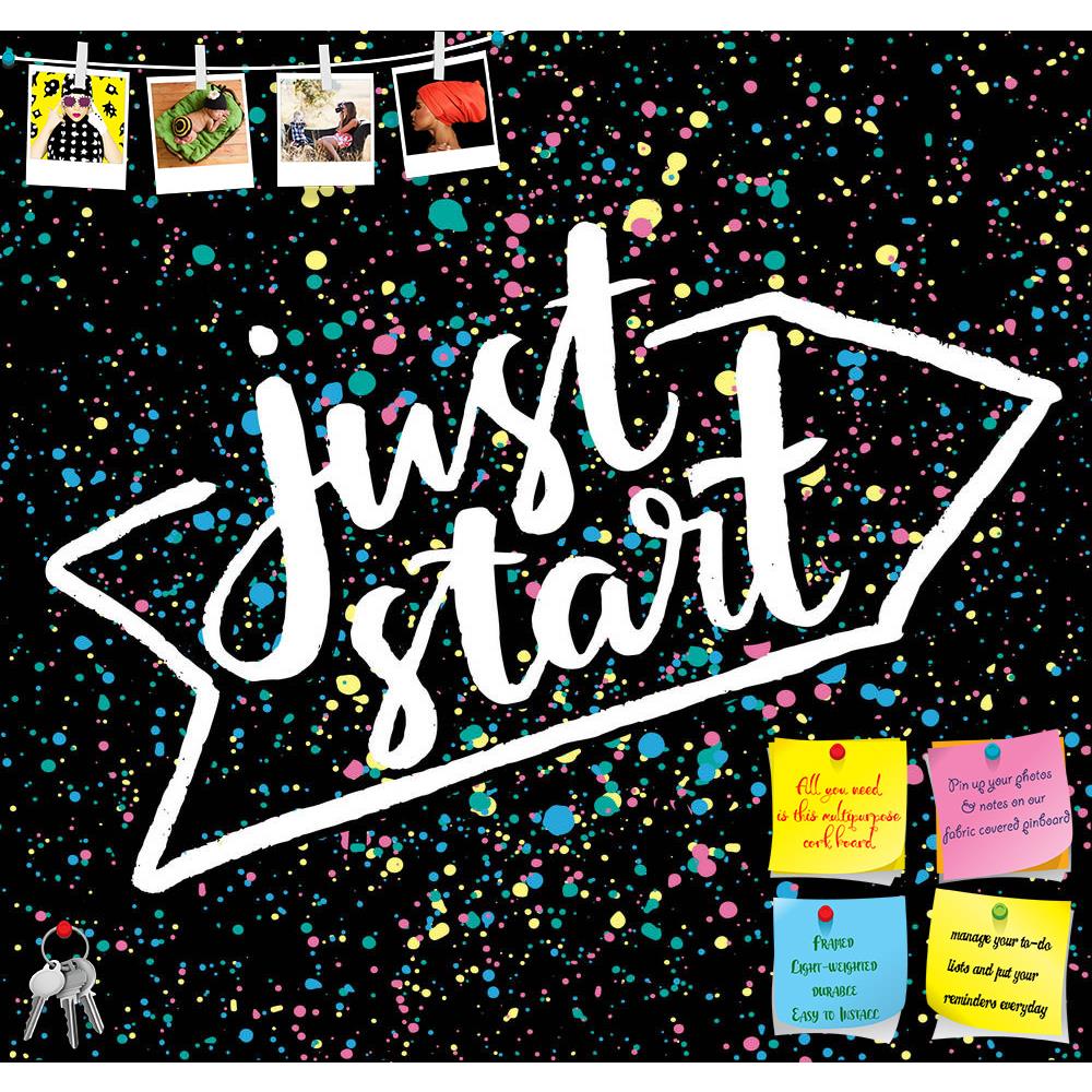ArtzFolio Just Start D1 Printed Bulletin Board Notice Pin Board Soft Board | Frameless-Bulletin Boards Frameless-AZSAO44876609BLB_FL_L-Image Code 5005240 Vishnu Image Folio Pvt Ltd, IC 5005240, ArtzFolio, Bulletin Boards Frameless, Kids, Motivational, Quotes, Digital Art, just, start, d1, printed, bulletin, board, notice, pin, soft, frameless, hand, drawn, calligraphic, inspiration, quote, pin up board, push pin board, extra large cork board, big pin board, notice board, small bulletin board, cork board, wa