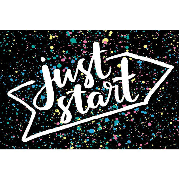 Just Start D1 Unframed Paper Poster-Paper Posters Unframed-POS_UN-IC 5005240 IC 5005240, Art and Paintings, Calligraphy, Digital, Digital Art, Drawing, Graphic, Hand Drawn, Hipster, Inspirational, Motivation, Motivational, Quotes, Signs, Signs and Symbols, Text, just, start, d1, unframed, paper, wall, poster, art, artistic, background, calligraphic, card, concept, creative, design, greeting, hand, drawn, inspiration, inspire, do, it, letter, lettering, message, phrase, positive, print, quote, sayings, scrip