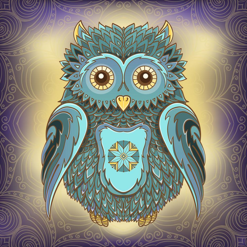 Owl On Ornamental Background Canvas Painting Synthetic Frame-Paintings MDF Framing-AFF_FR-IC 5005243 IC 5005243, Abstract Expressionism, Abstracts, Ancient, Animals, Animated Cartoons, Art and Paintings, Birds, Caricature, Cartoons, Culture, Decorative, Digital, Digital Art, Drawing, Ethnic, Folk Art, Graphic, Hand Drawn, Historical, Illustrations, Medieval, Nature, Patterns, Scenic, Semi Abstract, Signs, Signs and Symbols, Symbols, Traditional, Tribal, Vintage, Wildlife, World Culture, owl, on, ornamental,