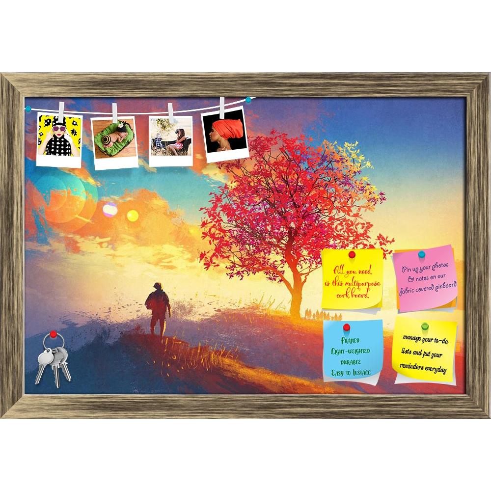 ArtzFolio Autumn Landscape D7 Printed Bulletin Board Notice Pin Board Soft Board | Framed-Bulletin Boards Framed-AZSAO44954070BLB_FR_L-Image Code 5005248 Vishnu Image Folio Pvt Ltd, IC 5005248, ArtzFolio, Bulletin Boards Framed, Abstract, Fantasy, Fine Art Reprint, autumn, landscape, d7, printed, bulletin, board, notice, pin, soft, framed, alone, tree, mountain,coming, home, concept, painting, acrylic, art, artistic, artwork, background, beautiful, canvas, color, colorful, design, oil, shapes, style, textur
