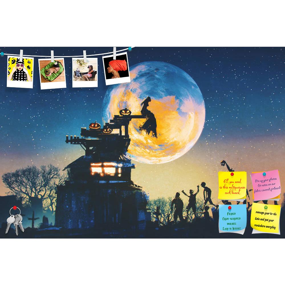 ArtzFolio Bride's Love Story At Halloween Night Printed Bulletin Board Notice Pin Board Soft Board | Frameless-Bulletin Boards Frameless-AZSAO44954072BLB_FL_L-Image Code 5005250 Vishnu Image Folio Pvt Ltd, IC 5005250, ArtzFolio, Bulletin Boards Frameless, Abstract, Fantasy, Fine Art Reprint, bride's, love, story, at, halloween, night, printed, bulletin, board, notice, pin, soft, frameless, painting, acrylic, art, artistic, artwork, background, beautiful, beauty, canvas, color, concept, cover, design, oil, p