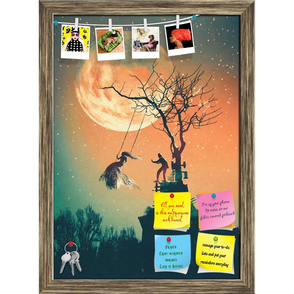 ArtzFolio Man Pushing Woman On Swing Printed Bulletin Board Notice Pin Board Soft Board | Framed-Bulletin Boards Framed-AZSAO44954075BLB_FR_L-Image Code 5005252 Vishnu Image Folio Pvt Ltd, IC 5005252, ArtzFolio, Bulletin Boards Framed, Abstract, Fantasy, Fine Art Reprint, man, pushing, woman, on, swing, printed, bulletin, board, notice, pin, soft, framed, halloween, night, background, acrylic, art, artistic, artwork, beautiful, beauty, canvas, color, concept, cover, design, oil, painting, paper, shapes, sty
