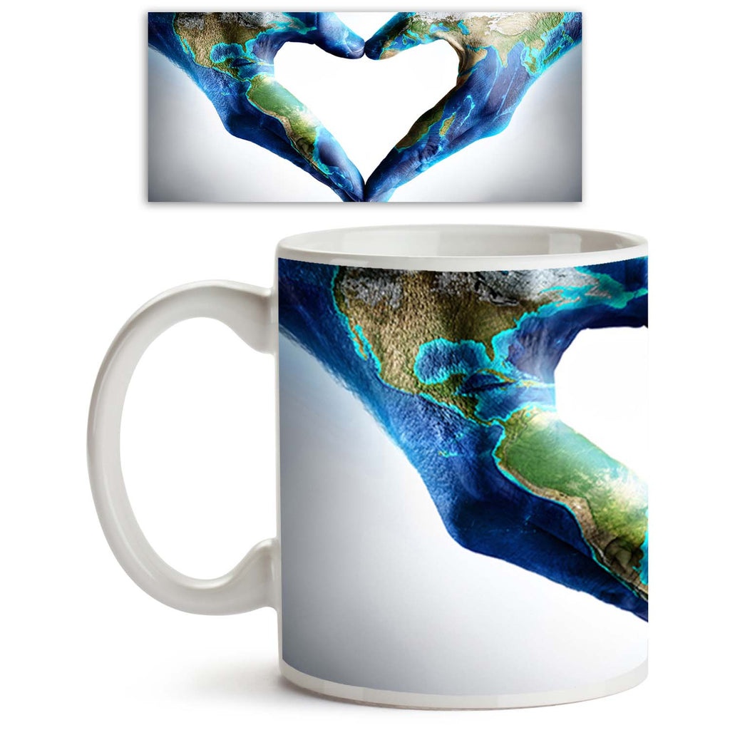 Hands Shaped Heart With World Map Ceramic Coffee Tea Mug Inside White-Coffee Mugs-MUG-IC 5005256 IC 5005256, Art and Paintings, Astronomy, Cosmology, Countries, Culture, Ethnic, Hearts, Holidays, Love, Maps, Nature, Romance, Scenic, Signs, Signs and Symbols, Space, Symbols, Traditional, Tribal, World Culture, hands, shaped, heart, with, world, map, ceramic, coffee, tea, mug, inside, white, earth, globe, day, ecology, respect, climate, change, environment, the, celebration, planet, human, cultural, in, inter