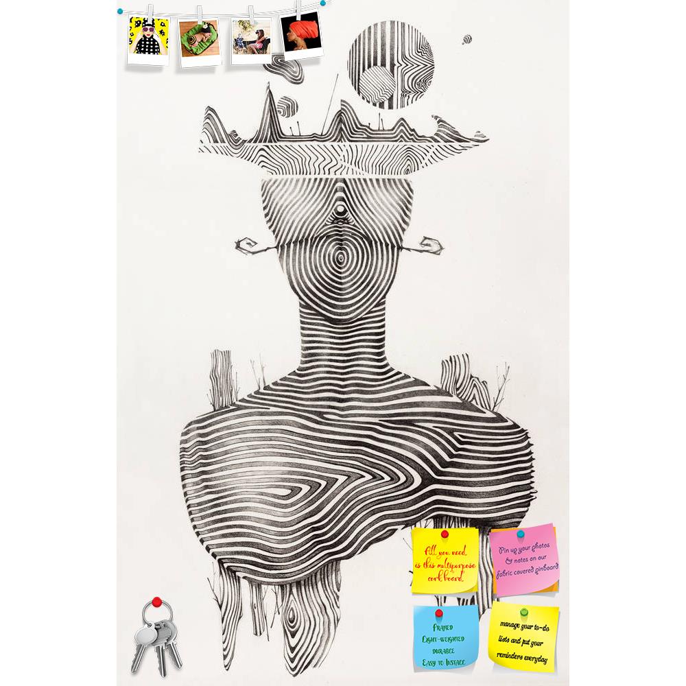 ArtzFolio Surreal Artwork D21 Printed Bulletin Board Notice Pin Board Soft Board | Frameless-Bulletin Boards Frameless-AZSAO45097660BLB_FL_L-Image Code 5005275 Vishnu Image Folio Pvt Ltd, IC 5005275, ArtzFolio, Bulletin Boards Frameless, Surrealism, Fine Art Reprint, surreal, artwork, d21, printed, bulletin, board, notice, pin, soft, frameless, drawing, art, paper, pencil, sketch, illustration, line, hand, background, white, black, vector, abstract, design, man, ink, graphic, face, fantasy, realistic, weird