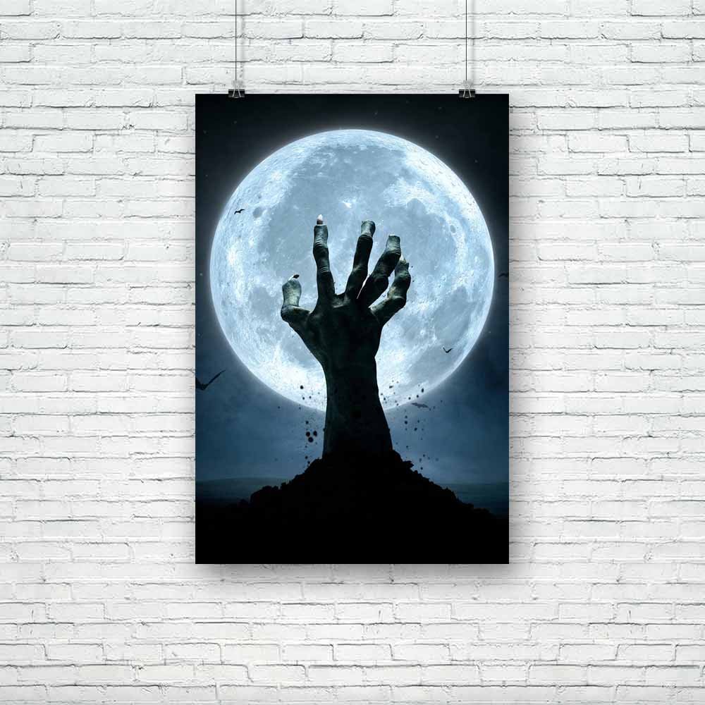 Halloween Concept D2 Unframed Paper Poster-Paper Posters Unframed-POS_UN-IC 5005281 IC 5005281, Cinema, Conceptual, Cross, Holidays, Marble and Stone, Movies, Signs and Symbols, Symbols, Television, TV Series, halloween, concept, d2, unframed, paper, poster, monster, zombie, hand, horror, cemetery, movie, scary, monsters, tombstone, spooky, apocalypse, blood, coming, corpse, creepy, cruel, danger, dark, dead, death, demon, devil, evil, fear, forest, funeral, furious, ghost, grave, graveyard, ground, haunted
