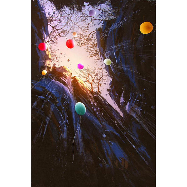 Colored Balloons Floating Into The Sky Unframed Paper Poster-Paper Posters Unframed-POS_UN-IC 5005282 IC 5005282, Abstract Expressionism, Abstracts, Art and Paintings, Illustrations, Landscapes, Marble and Stone, Mountains, Nature, Paintings, Perspective, Scenic, Semi Abstract, Signs, Signs and Symbols, Sunsets, Watercolour, colored, balloons, floating, into, the, sky, unframed, paper, wall, poster, abstract, acrylic, adventure, art, artistic, artwork, background, beautiful, canvas, cave, cavity, cliff, col