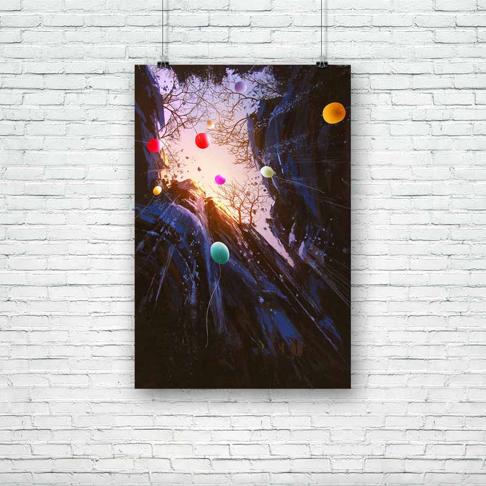 Colored Balloons Floating Into The Sky Unframed Paper Poster-Paper Posters Unframed-POS_UN-IC 5005282 IC 5005282, Abstract Expressionism, Abstracts, Art and Paintings, Illustrations, Landscapes, Marble and Stone, Mountains, Nature, Paintings, Perspective, Scenic, Semi Abstract, Signs, Signs and Symbols, Sunsets, Watercolour, colored, balloons, floating, into, the, sky, unframed, paper, poster, abstract, acrylic, adventure, art, artistic, artwork, background, beautiful, canvas, cave, cavity, cliff, color, co