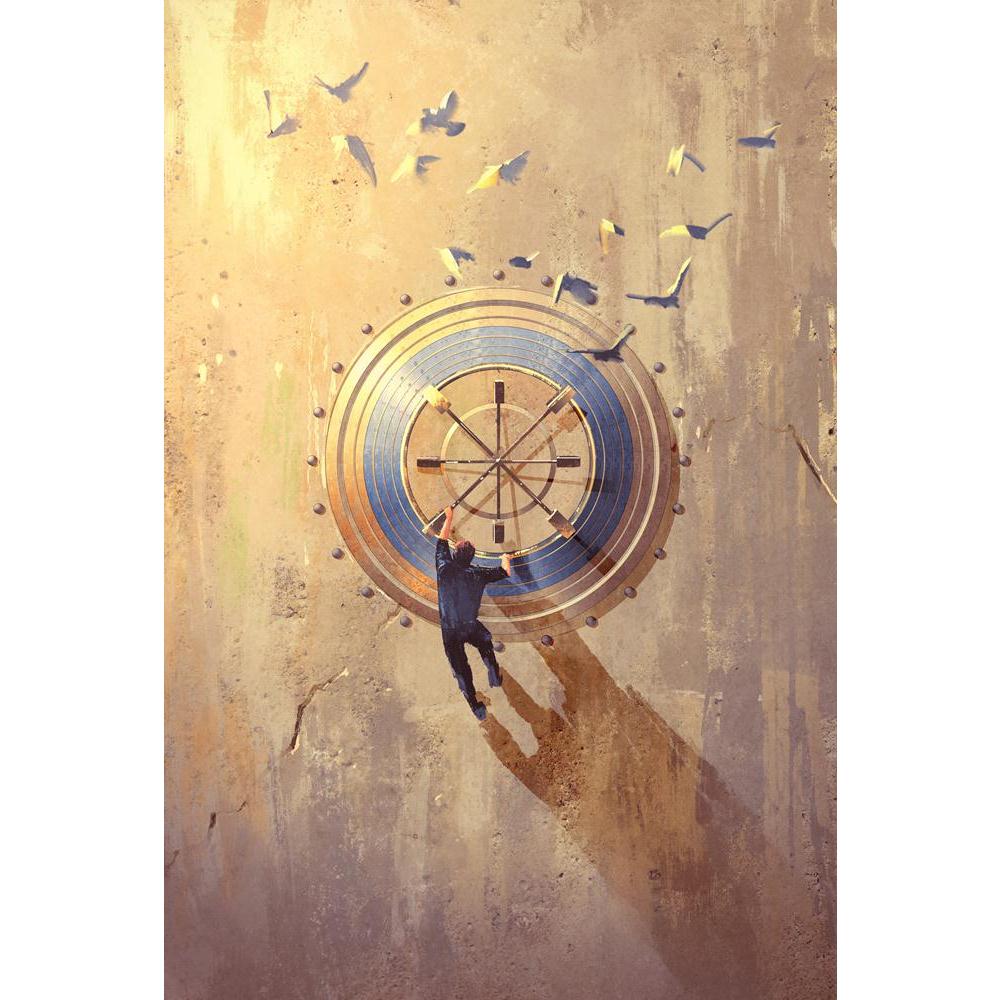 Man Climbing On Wall Trying To Open Safe Canvas Painting Synthetic Frame-Paintings MDF Framing-AFF_FR-IC 5005283 IC 5005283, Abstract Expressionism, Abstracts, Art and Paintings, Business, Conceptual, Illustrations, Marble and Stone, Paintings, Semi Abstract, Signs, Signs and Symbols, Watercolour, Metallic, man, climbing, on, wall, trying, to, open, safe, canvas, painting, synthetic, frame, abstract, concept, idea, background, creative, acrylic, adventure, art, artistic, artwork, beautiful, beauty, bright, 