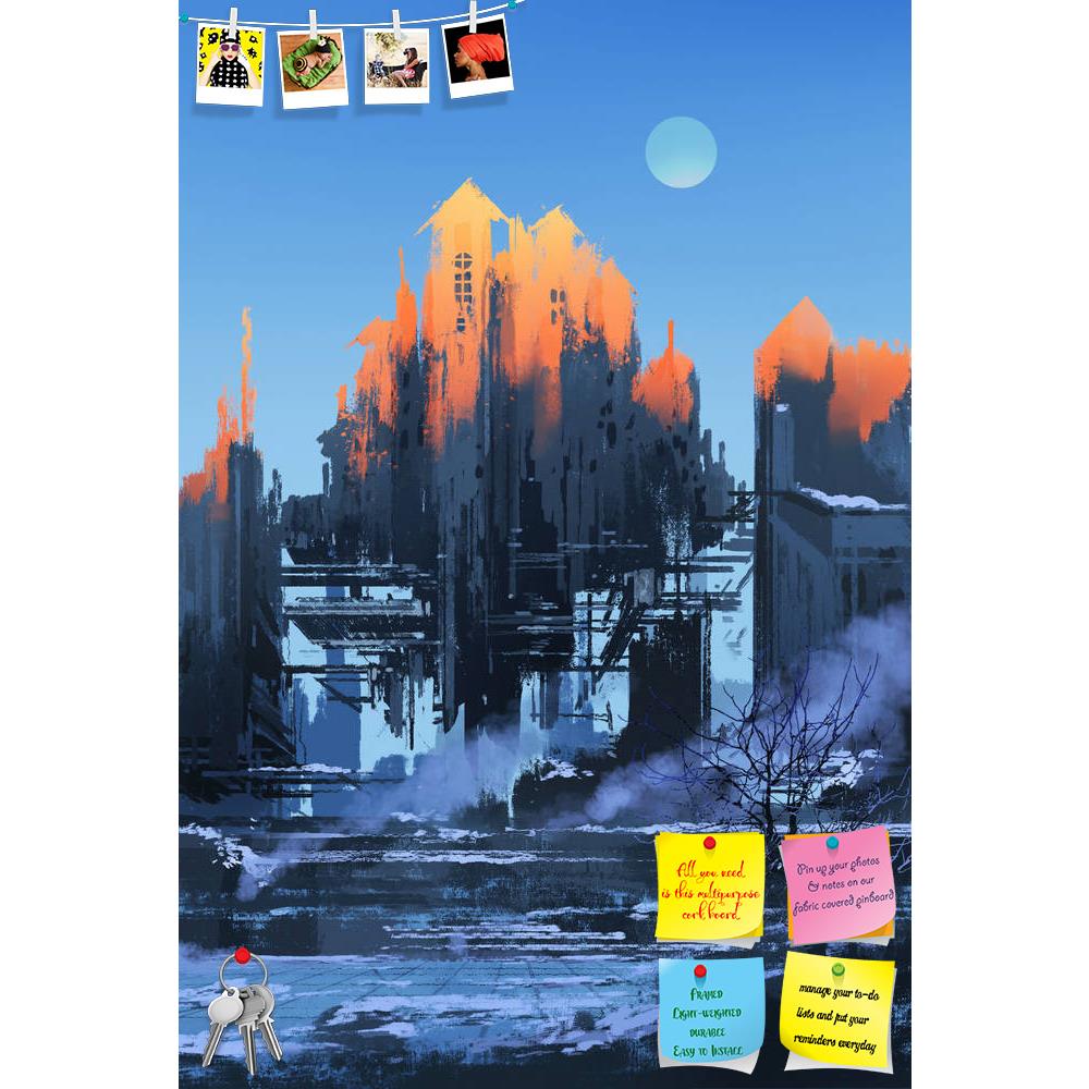 ArtzFolio Abandoned Building At Sunset Printed Bulletin Board Notice Pin Board Soft Board | Frameless-Bulletin Boards Frameless-AZSAO45175402BLB_FL_L-Image Code 5005284 Vishnu Image Folio Pvt Ltd, IC 5005284, ArtzFolio, Bulletin Boards Frameless, Fantasy, Fine Art Reprint, abandoned, building, at, sunset, printed, bulletin, board, notice, pin, soft, frameless, abstract, acrylic, art, artistic, artwork, background, beautiful, canvas, color, concept, cover, design, illustration, oil, painting, shapes, style, 