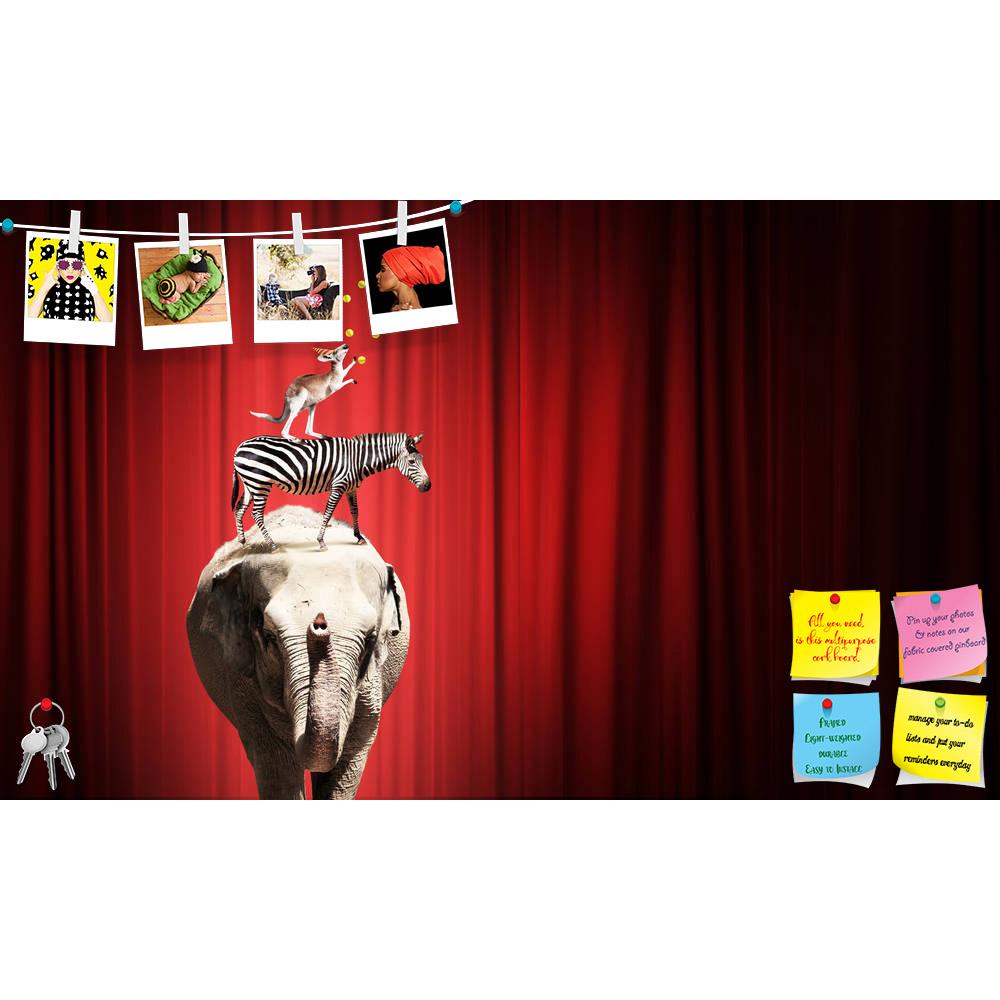 ArtzFolio Circus Animals Balancing On Ball Printed Bulletin Board Notice Pin Board Soft Board | Frameless-Bulletin Boards Frameless-AZSAO45214421BLB_FL_L-Image Code 5005293 Vishnu Image Folio Pvt Ltd, IC 5005293, ArtzFolio, Bulletin Boards Frameless, Animals, Conceptual, Kids, Digital Art, circus, balancing, on, ball, printed, bulletin, board, notice, pin, soft, frameless, animal, elephant, kangaroo, rope, performance, juggling, juggler, equilibrium, surreal, surrealism, skilled, curtain, stage, sphere, con