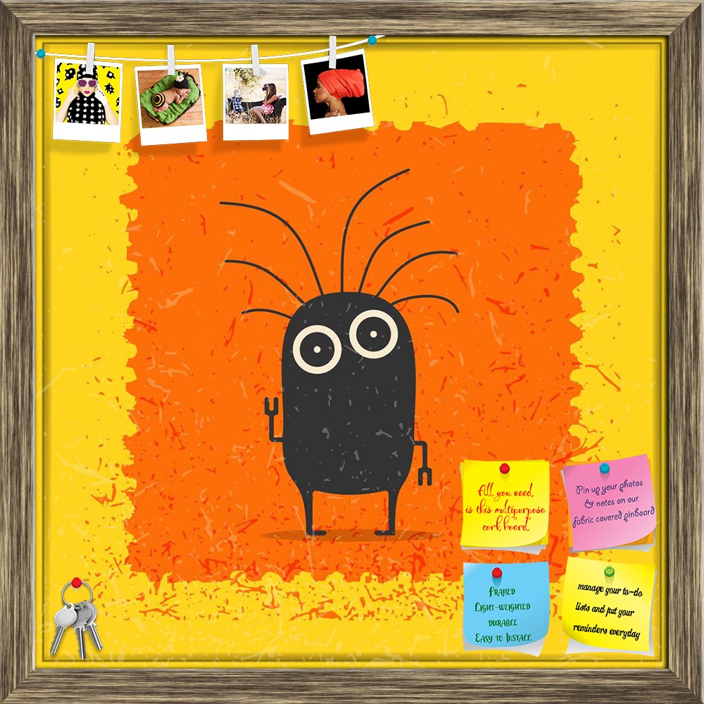 ArtzFolio Monster D6 Printed Bulletin Board Notice Pin Board Soft Board | Framed-Bulletin Boards Framed-AZSAO45321781BLB_FR_L-Image Code 5005304 Vishnu Image Folio Pvt Ltd, IC 5005304, ArtzFolio, Bulletin Boards Framed, Kids, Digital Art, monster, d6, printed, bulletin, board, notice, pin, soft, framed, grunge, postage, stamp, cartoon, illustration, vector, pin up board, push pin board, extra large cork board, big pin board, notice board, small bulletin board, cork board, wall notice board, giant cork board