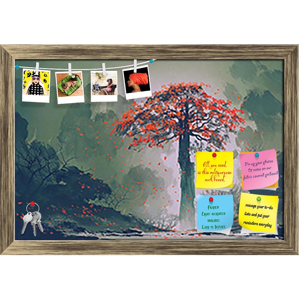 ArtzFolio Red Autumn Tree Printed Bulletin Board Notice Pin Board Soft Board | Framed-Bulletin Boards Framed-AZSAO45580089BLB_FR_L-Image Code 5005316 Vishnu Image Folio Pvt Ltd, IC 5005316, ArtzFolio, Bulletin Boards Framed, Landscapes, Fine Art Reprint, red, autumn, tree, printed, bulletin, board, notice, pin, soft, framed, lonely, falling, leaves, winter, forest,landscape, painting, acrylic, art, artistic, artwork, beautiful, color, concept, design, illustration, oil, style, wallpaper, watercolor, snow, b