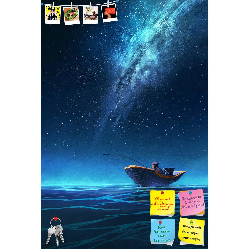 ArtzFolio Fisherman In A Boat Printed Bulletin Board Notice Pin Board Soft Board | Frameless-Bulletin Boards Frameless-AZSAO45580090BLB_FL_L-Image Code 5005317 Vishnu Image Folio Pvt Ltd, IC 5005317, ArtzFolio, Bulletin Boards Frameless, Landscapes, Fine Art Reprint, fisherman, in, a, boat, printed, bulletin, board, notice, pin, soft, frameless, acrylic, art, artistic, artwork, beautiful, color, concept, design, illustration, oil, painting, style, wallpaper, watercolor, blue, nebula, milky, way, night, land