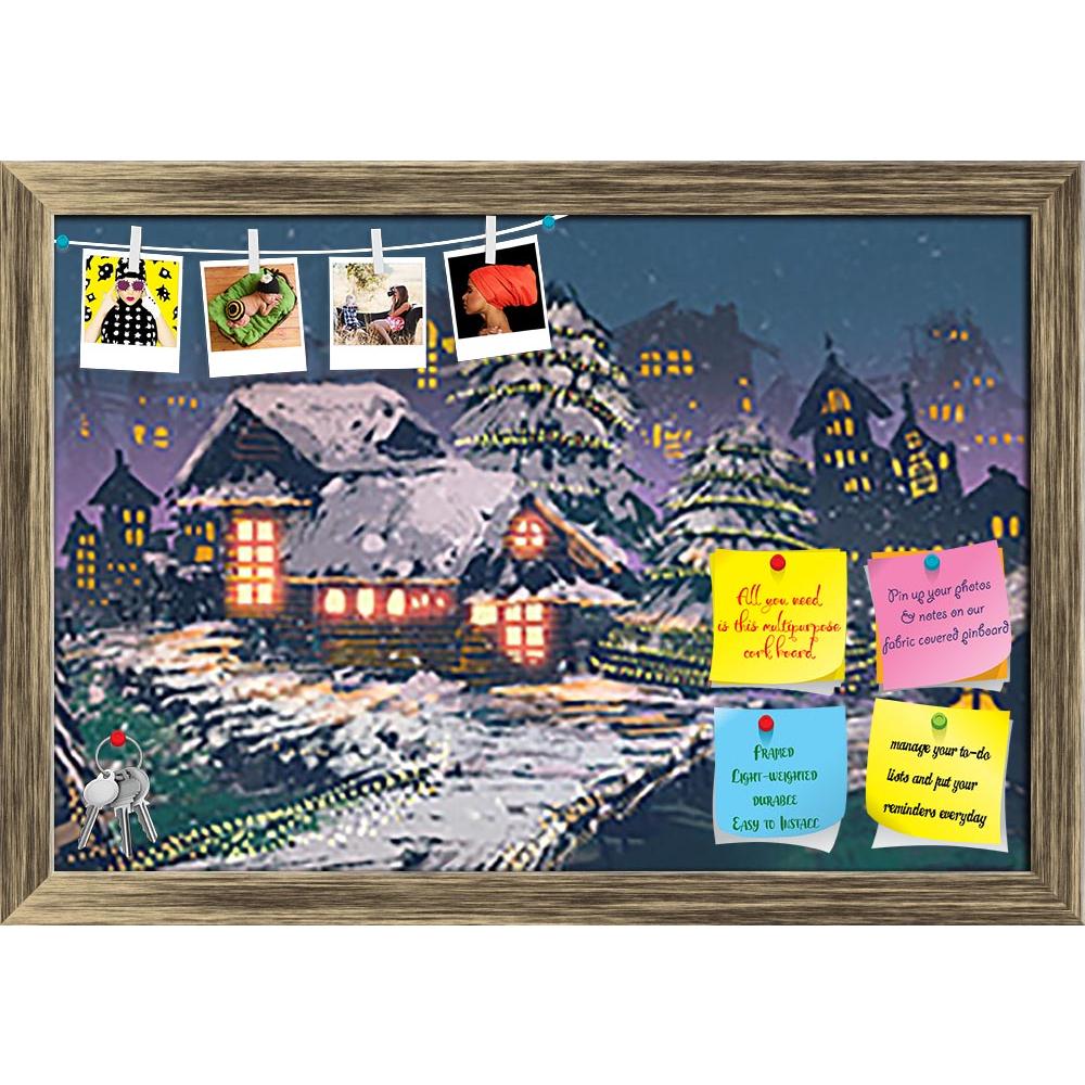 ArtzFolio Christmas Night Eve D1 Printed Bulletin Board Notice Pin Board Soft Board | Framed-Bulletin Boards Framed-AZSAO45580098BLB_FR_L-Image Code 5005320 Vishnu Image Folio Pvt Ltd, IC 5005320, ArtzFolio, Bulletin Boards Framed, Places, Fine Art Reprint, christmas, night, eve, d1, printed, bulletin, board, notice, pin, soft, framed, scene, wooden, houses, lights,illustration, painting, acrylic, art, artistic, artwork, beautiful, color, concept, design, illustration, oil, style, vivid, wallpaper, watercol