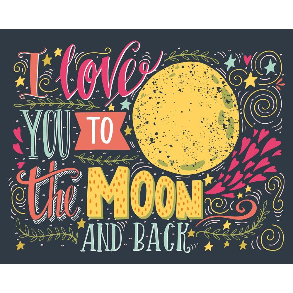 I Love You To The Moon & Back Canvas Painting Synthetic Frame-Paintings MDF Framing-AFF_FR-IC 5005331 IC 5005331, Ancient, Art and Paintings, Calligraphy, Digital, Digital Art, Graphic, Hand Drawn, Hearts, Hipster, Historical, Illustrations, Love, Medieval, Quotes, Retro, Romance, Signs, Signs and Symbols, Sketches, Symbols, Text, Typography, Vintage, Wedding, i, you, to, the, moon, back, canvas, painting, synthetic, frame, romantic, and, blackboard, quote, spaceship, badge, banner, branch, concept, decorat