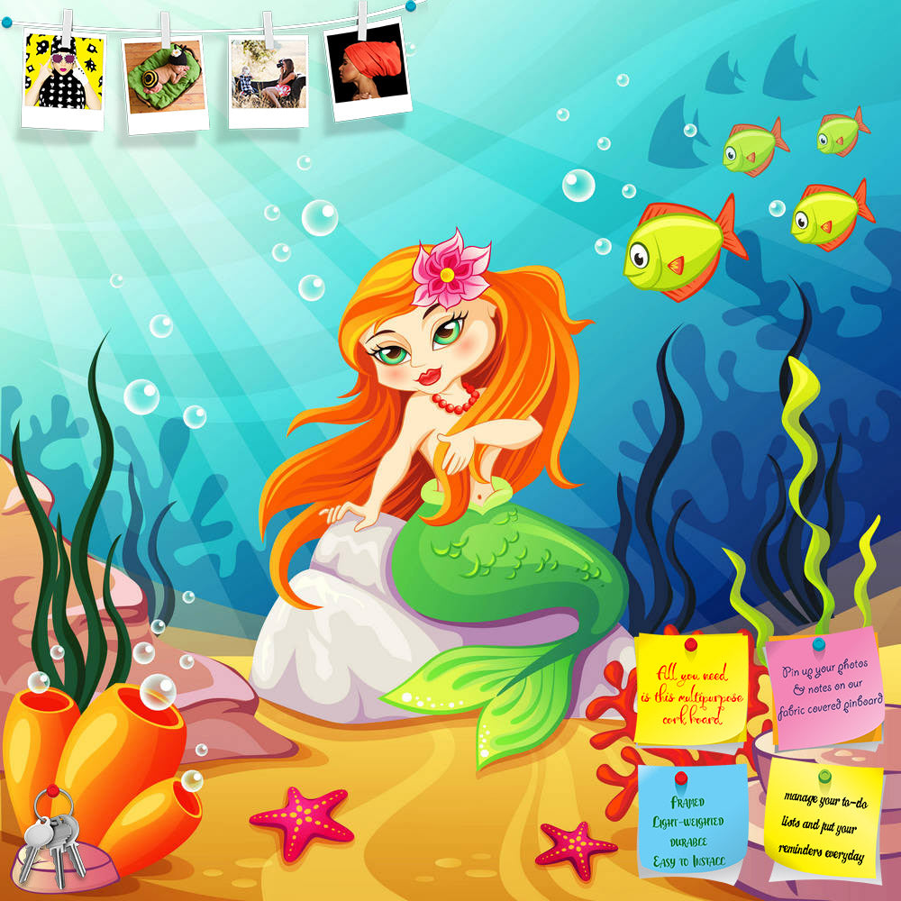 ArtzFolio Underwater Mermaid World Printed Bulletin Board Notice Pin Board Soft Board | Frameless-Bulletin Boards Frameless-AZSAO45703904BLB_FL_L-Image Code 5005340 Vishnu Image Folio Pvt Ltd, IC 5005340, ArtzFolio, Bulletin Boards Frameless, Kids, Digital Art, underwater, mermaid, world, printed, bulletin, board, notice, pin, soft, frameless, worlds, rock, pin up board, push pin board, extra large cork board, big pin board, notice board, small bulletin board, cork board, wall notice board, giant cork board