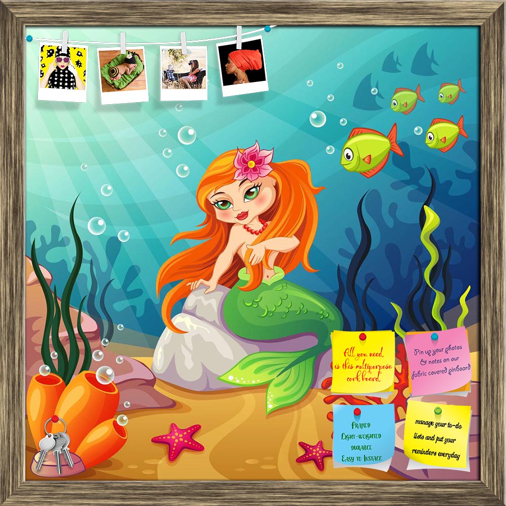 ArtzFolio Underwater Mermaid World Printed Bulletin Board Notice Pin Board Soft Board | Framed-Bulletin Boards Framed-AZSAO45703904BLB_FR_L-Image Code 5005340 Vishnu Image Folio Pvt Ltd, IC 5005340, ArtzFolio, Bulletin Boards Framed, Kids, Digital Art, underwater, mermaid, world, printed, bulletin, board, notice, pin, soft, framed, worlds, rock, pin up board, push pin board, extra large cork board, big pin board, notice board, small bulletin board, cork board, wall notice board, giant cork board, bulletin b