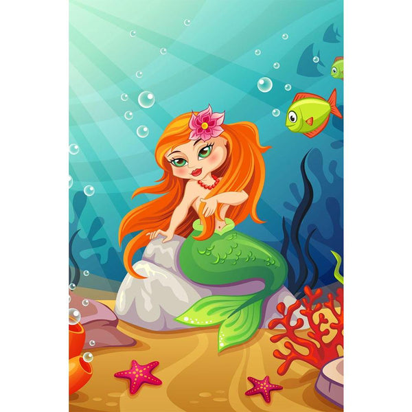 Underwater Mermaid World Unframed Paper Poster-Paper Posters Unframed-POS_UN-IC 5005340 IC 5005340, Baby, Children, Fantasy, Kids, Marble and Stone, Mermaid, underwater, world, unframed, paper, wall, poster, algae, anemone, aquarium, beautiful, bubbles, character, childrens, coral, cute, discovery, fairy, female, fish, marine, ocean, princess, sea, seaweed, shell, siren, starfish, stone, swimming, tale, water, wet, woman, artzfolio, posters, wall posters, posters for room, posters for room decoration, offic